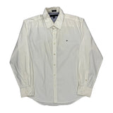 Tommy Hilfiger Shirt - Large White Cotton