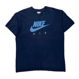 Nike Graphic T-Shirt - XL Blue Cotton