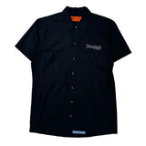 Disneyland Resort Dickies Short Sleeve Shirt - Medium Black Polyester Blend