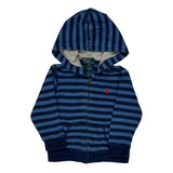 Age 18 Months Polo By Ralph Lauren Striped Hoodie - 2XS Blue Cotton