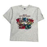 Age 10-12 Humeur Design Single Stitch T-Shirt - Large Grey Cotton