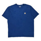 Loose Fit Carhartt Tall T-Shirt - 2XL Blue Cotton
