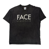 Face Stockholm Hanes Single Stitch T-Shirt - XL Black Cotton