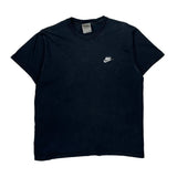 Nike T-Shirt - Medium Black Cotton