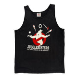 Jugglebusters Oneita Single Stitch Vest - Large Black Cotton