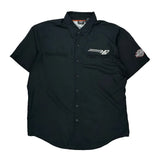 Harley Davidson Short Sleeve Shirt - XL Black Polyester