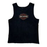 Michael'S Harley Davidson Harley Davidson Graphic Vest - Medium Black Cotton