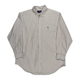Ralph Lauren Striped Shirt - XL Red Cotton