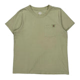 Dickies T-Shirt - Large Green Cotton