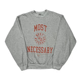 Made In USA Los Angeles Apparel Graphic Sweatshirt - XL Grey Cotton