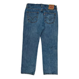 501 Levis Jeans - 33W 30L Blue Cotton