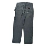 Dickies Carpenter Trousers - 32W 32L Grey Cotton
