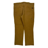 Dickies Carpenter Trousers - 38W 31L Brown Cotton