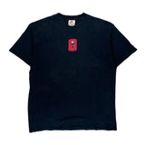 Made In USA Nike Graphic T-Shirt - Large Black Cotton
