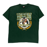 North Dakota State University Fruit Of The Loom Single Stitch T-Shirt - XL Green Cotton Blend
