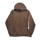 Carhartt Tall Hoodie - XL Brown Cotton