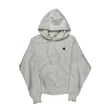 Reverse Weave Champion Hoodie - Small White Cotton