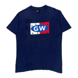 Goofy Wear Changes Single Stitch T-Shirt - Large Blue Cotton