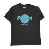 Hard Rock Cafe Single Stitch T-Shirt - Large Black Cotton