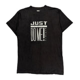 Hot T Single Stitch T-Shirt - Large Black Cotton