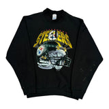 Pittsburgh Steelers Salem Graphic Sweatshirt - XL Black Cotton Blend