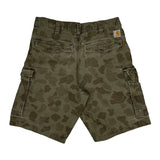 Carhartt Cargo Shorts - 34W 11L Camo Cotton