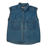 Levis Denim Gilet - Large Blue Cotton