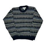 Robert Stock Striped Jumper - Large Multicoloured Acrylic