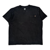 Dickies Tall T-Shirt - 2XL Black Cotton