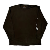 Carhartt Long Sleeve T-Shirt - XL Black Cotton