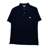 Burberry Brit Polo Shirt - Medium Navy Cotton