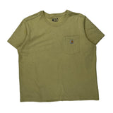 Carhartt T-Shirt - XL Beige Cotton