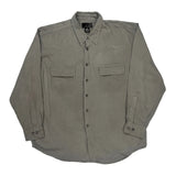 J. Ferrar Shirt - Large Grey Silk