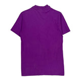 Blank Body Scene Single Stitch T-Shirt - Large Purple Cotton