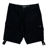 Ecko Unltd Hip Hop Cargo Shorts - 34W 12L Black Cotton