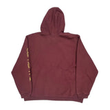 Carhartt Hoodie - 2XL Burgundy Cotton