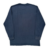 Dickies Long Sleeve T-Shirt - XL Blue Cotton