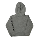 Age 3 Carhartt Hoodie - XS Grey Cotton Blend