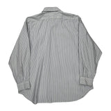 Andrew Polo By Ralph Lauren Striped Shirt - 2XL Blue Cotton