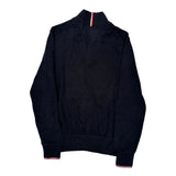 Tommy Hilfiger 1/4 Zip - Medium Black Cotton