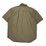 Carhartt Short Sleeve Shirt - Large Beige Cotton