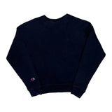 Reverse Weave Champion Sweatshirt - Small Navy Cotton