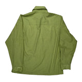 Patagonia Checked Shirt - Medium Green Polyester