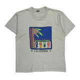 Fruit Of The Loom Single Stitch T-Shirt - XL Grey Cotton Blend