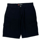 Southpole Hip Hop Cargo Shorts - 36W 10L Black Cotton