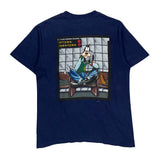 Goofy Wear Changes Single Stitch T-Shirt - Large Blue Cotton
