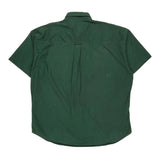 Chaps Ralph Lauren Short Sleeve Shirt - XL Green Cotton