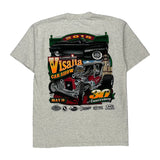 Car Show Gildan Graphic T-Shirt - Medium Grey Cotton