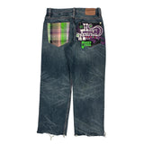 The History Of Australia Coogi Graphic Jeans - 34W 31L Multicoloured Denim