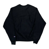 Reverse Weave Champion College Sweatshirt - Medium Black Cotton